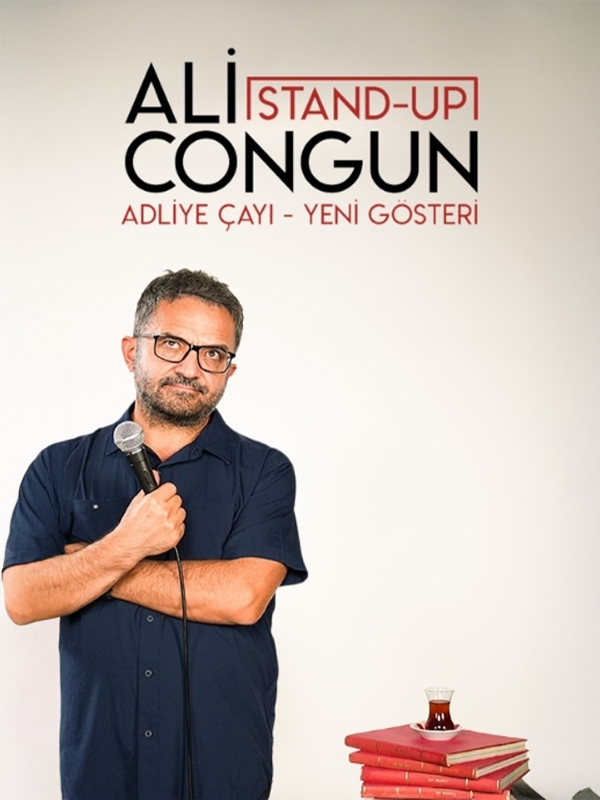  Ali Congun - Adliye Çayı Stand Up Kayseri - 8 Mayıs 2026 Kadir Has | Netflix Komedyeni 559₺–838₺ Etkinlik Afişi