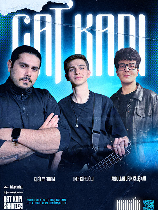  Çat Kapı Akustik Kayseri - 18 Ocak 2026 Çat Kapı Sahne | Akustik Konser 300₺'den Etkinlik Görseli