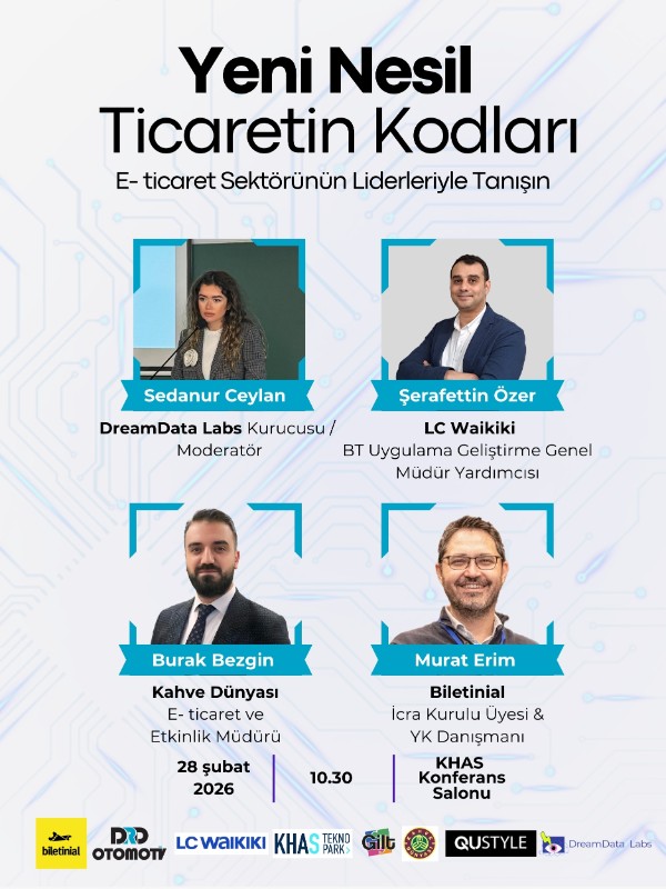 Yeni Nesil Ticaretin Kodları Kayseri’de! | E-Ticaret & Veri Odaklı Seminer – 28 Şubat Etkinlik Görseli