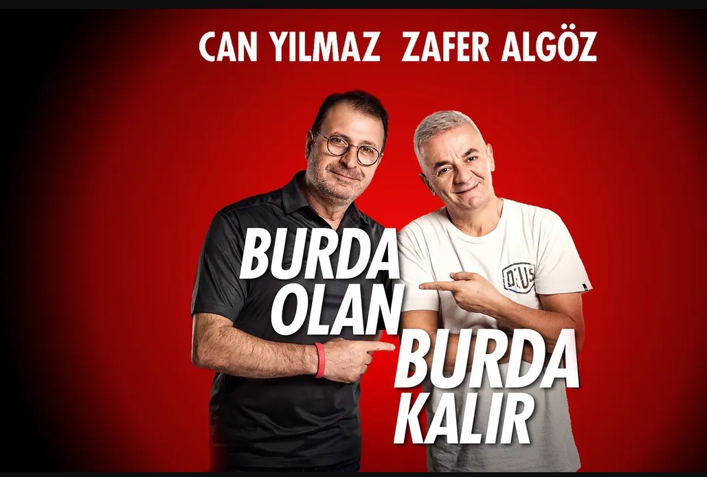 Burda Olan Burda Kalır Kayseri - Can Yılmaz & Zafer Algöz - 10 Nisan 2026 Kadir Has | 1250₺'den
